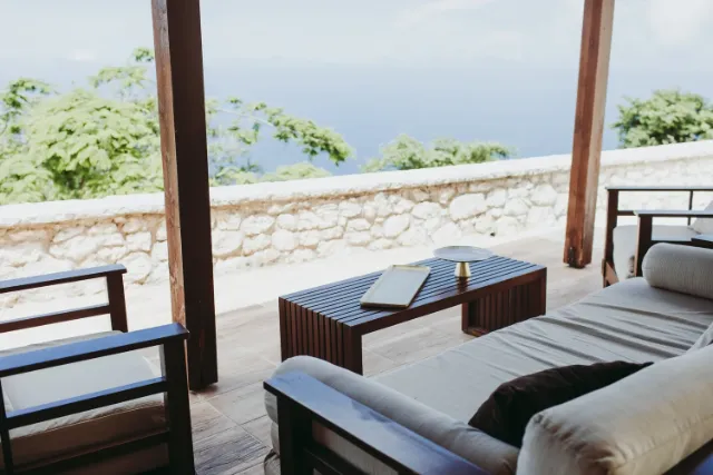 Carmel Luxury Villa I — lower floor outside area