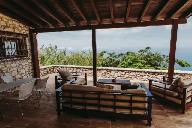 Carmel Luxury Villa I — lower floor area outside